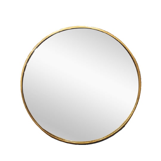 Valima Gold Round Mirror