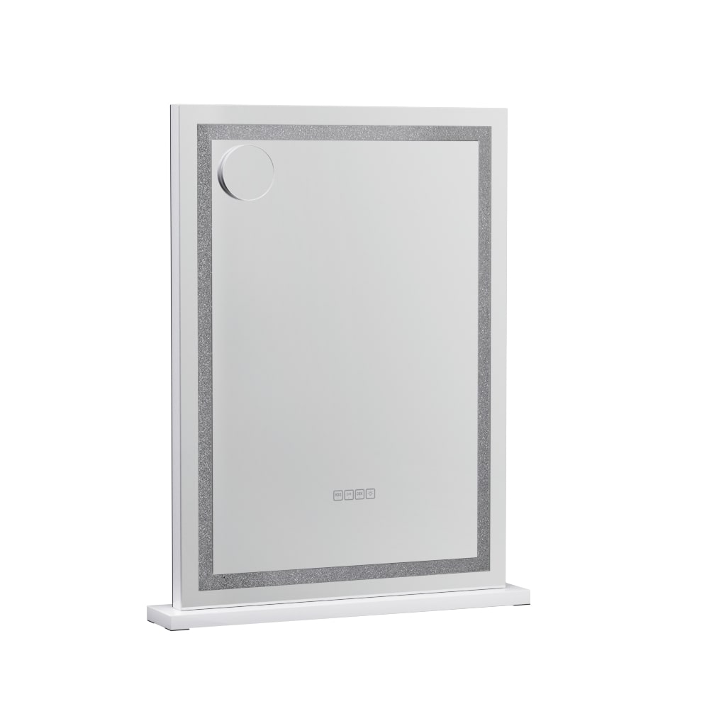 Vertical Crystal Edge Bluetooth LED Makeup Mirror