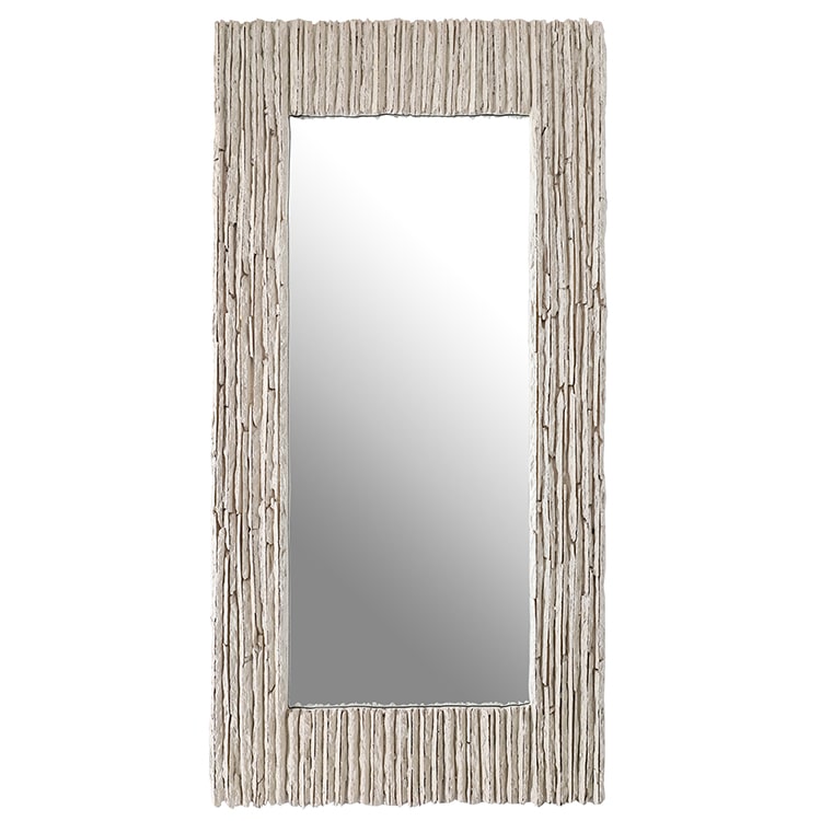 Vex Grey Frame Rectangular Wall Mirror