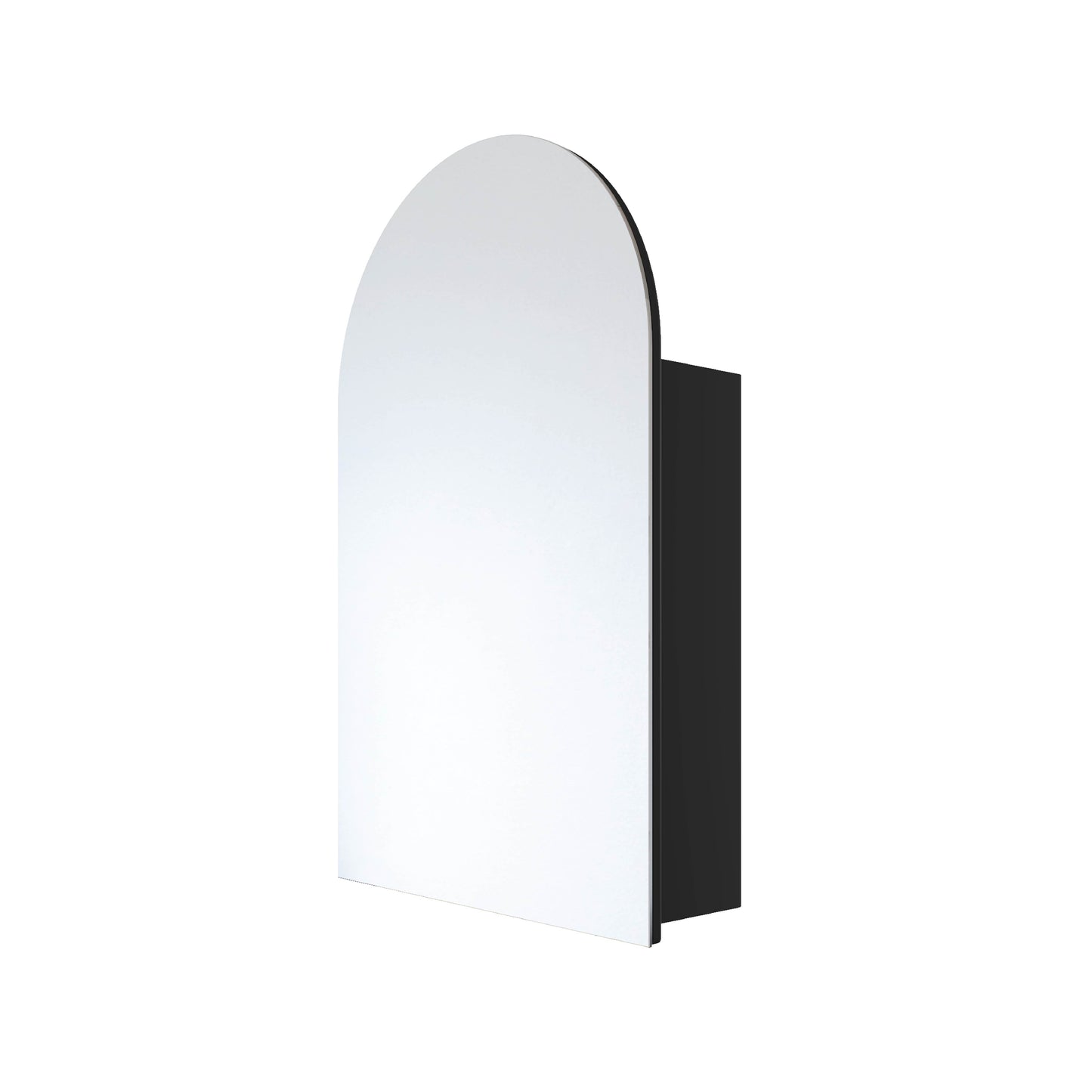 Vienna Arch Black Mirror Cabinet