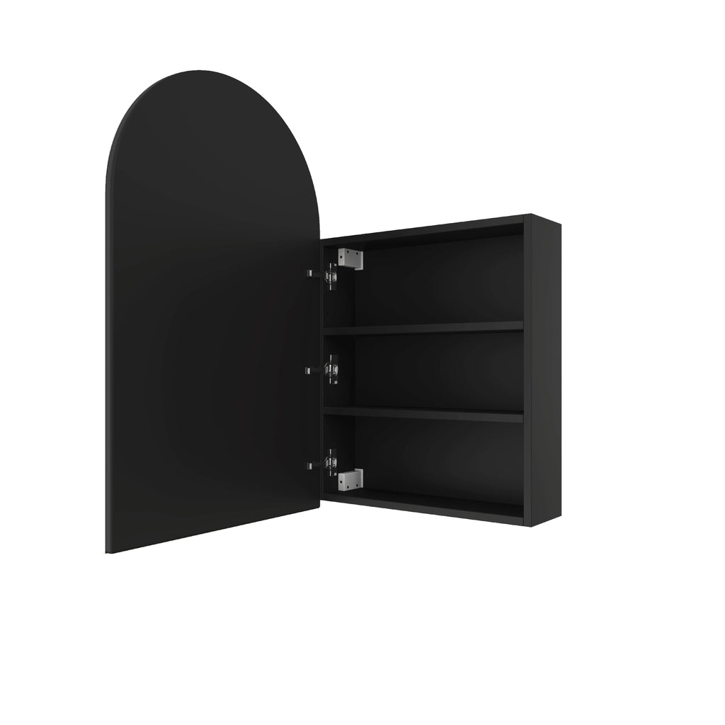 Vienna Arch Black Mirror Cabinet