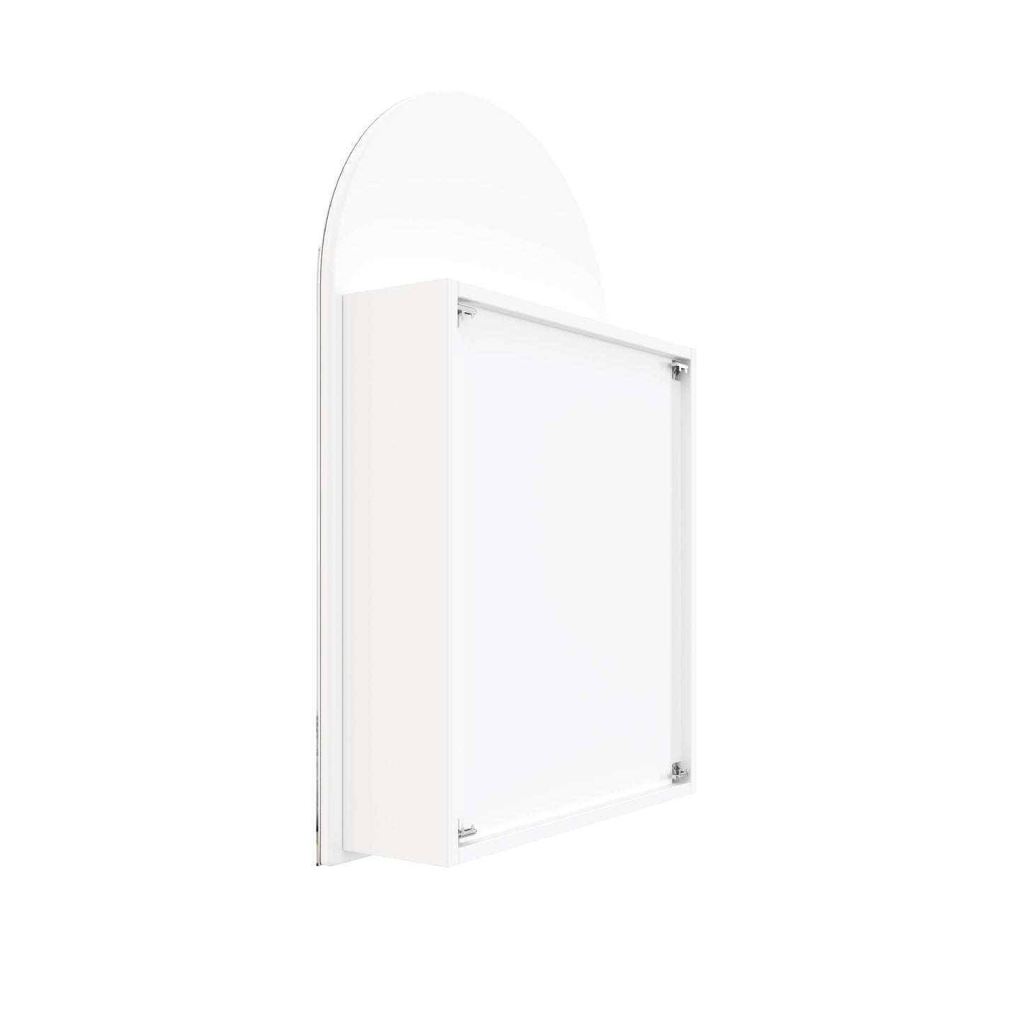 Vienna Arch White Mirror Cabinet