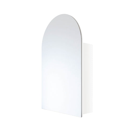 Vienna Arch White Mirror Cabinet