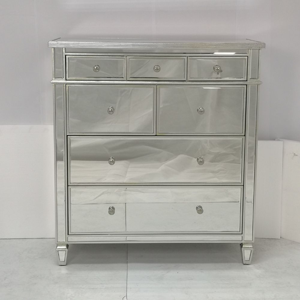 Willa Elegant Mirrored Drawer