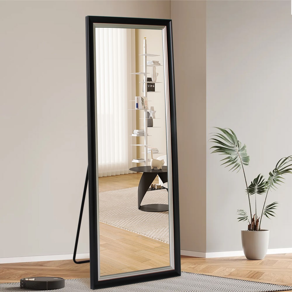 Xion Black Rectangular Iconic Mirror