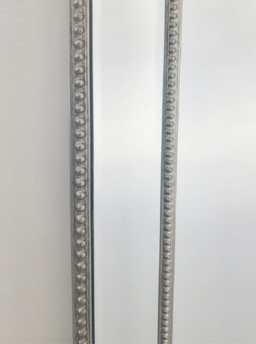 Zesar Silver Beaded Full Length Mirror