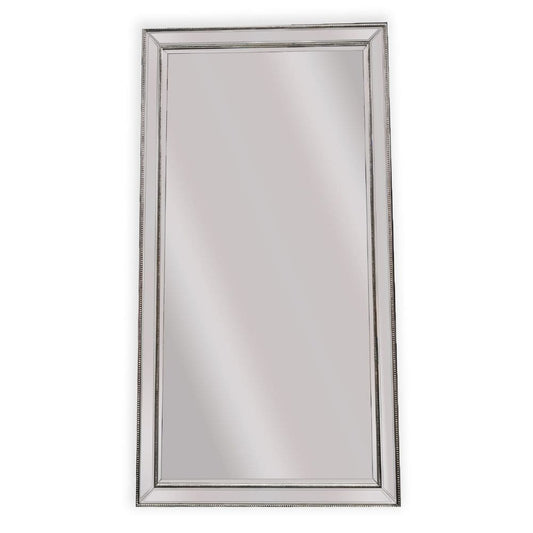 Zesar Silver Beaded Full Length Mirror