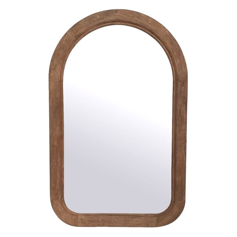 Zulfa Champagne Wood Mirror