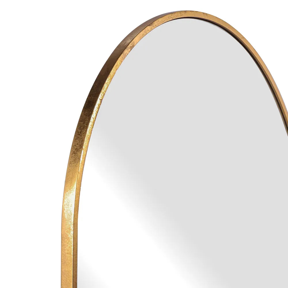 Archibald Arch Gold Floor Mirror