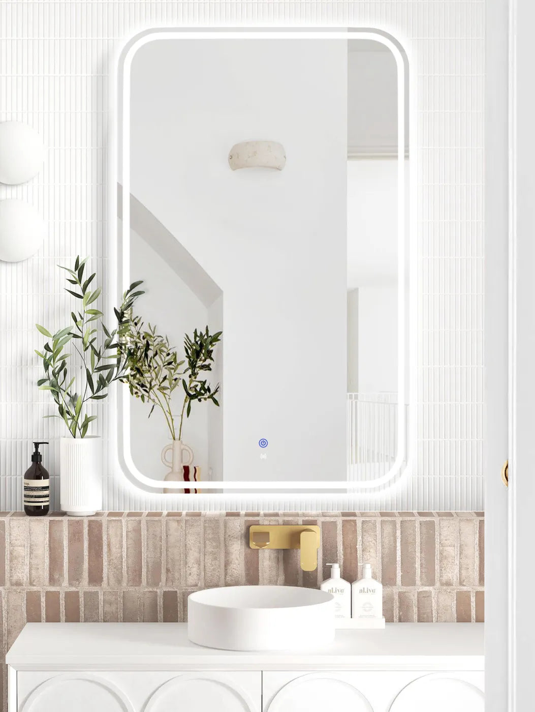 Charlie Rectangle Frameless LED Mirror