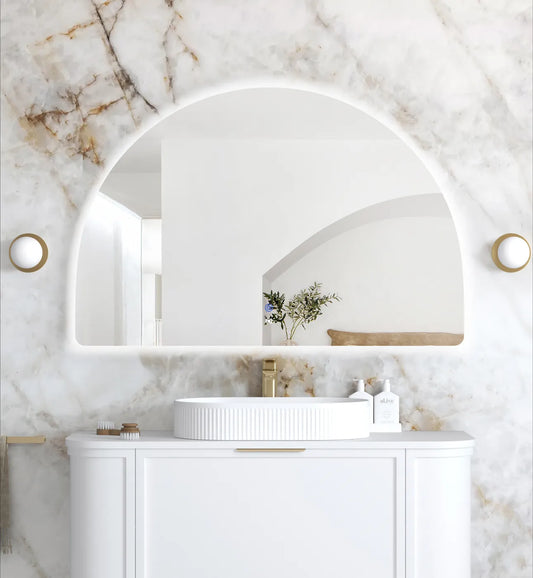 Moon Arched Frameless LED Mirror