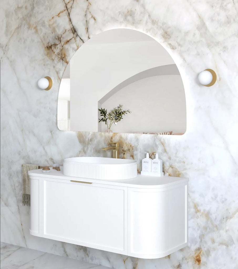 Moon Arched Frameless LED Mirror
