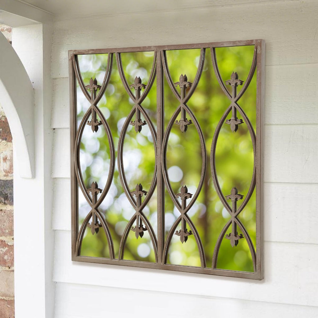 Marlo Windowpane Outdoor Mirror