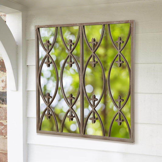 Marlo Windowpane Outdoor Mirror