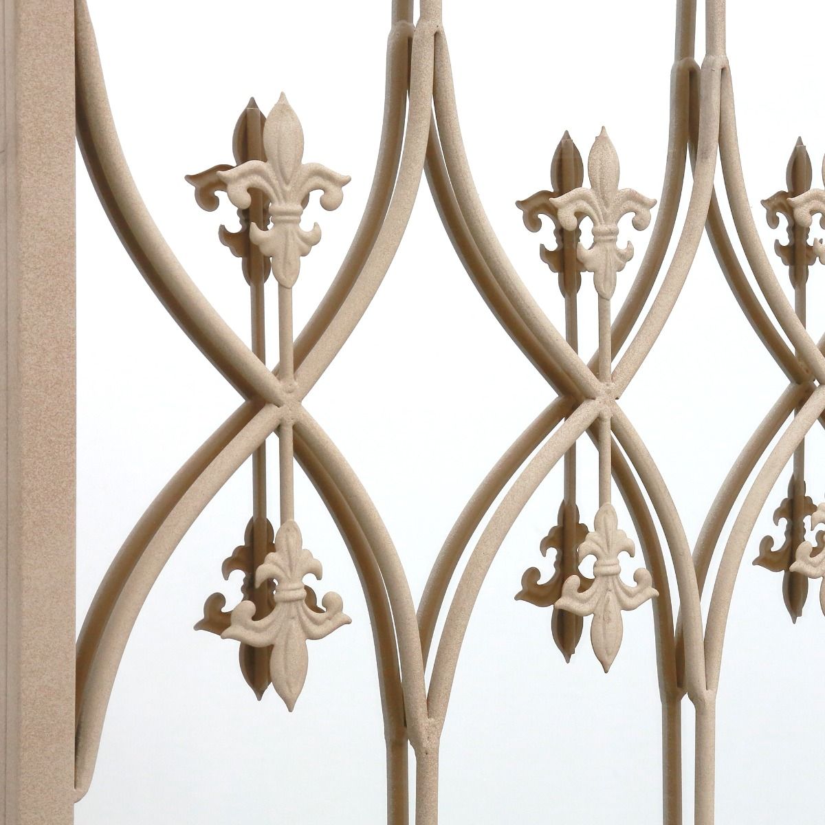 Serena Arched Windowpane Outdoor Wall Mirror