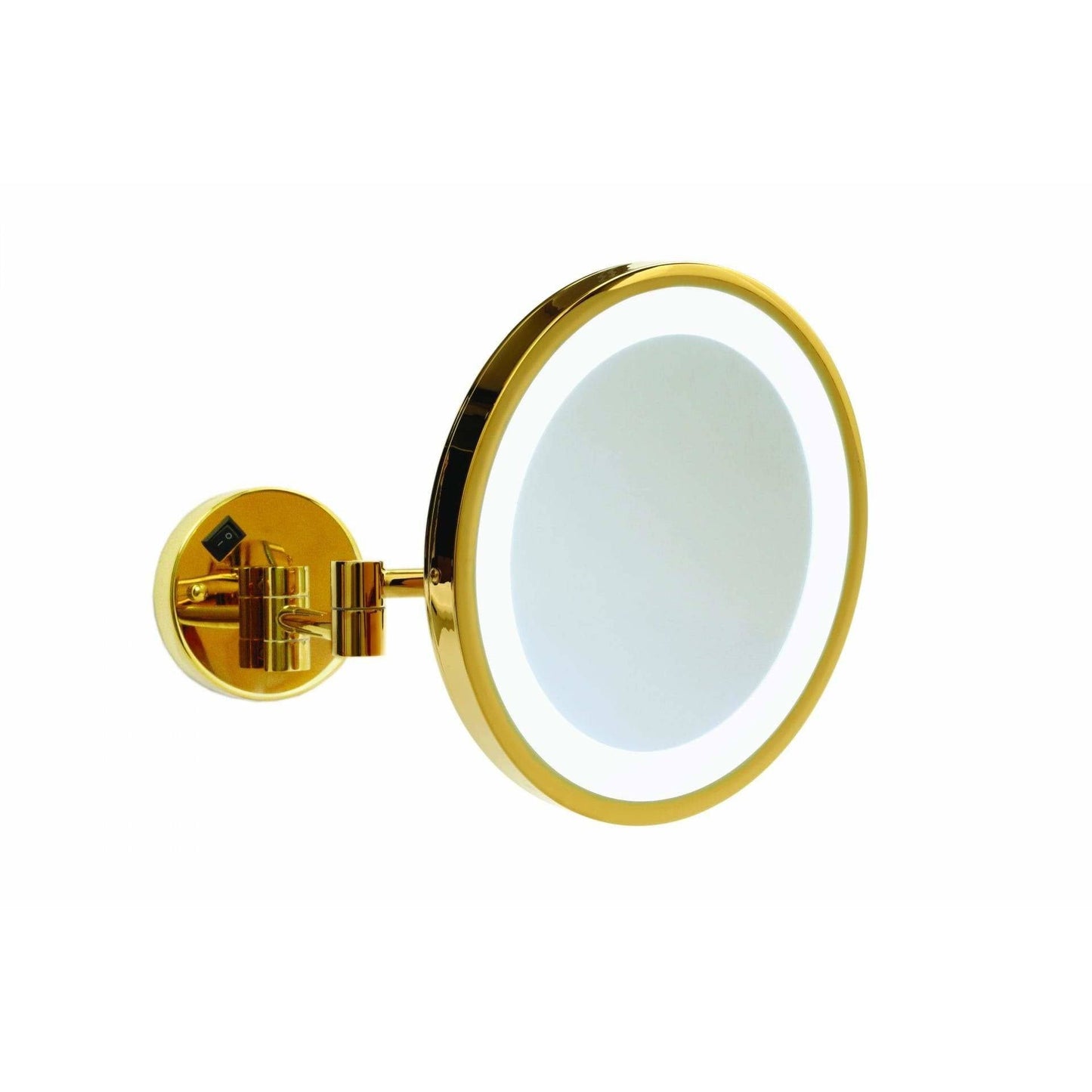 3x Magnification Backlit Mirror – Polished Gold