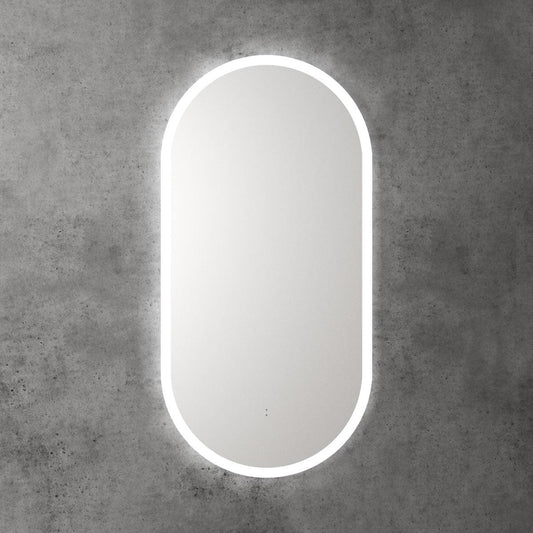 Beau Monde Pill Shape LED Mirror