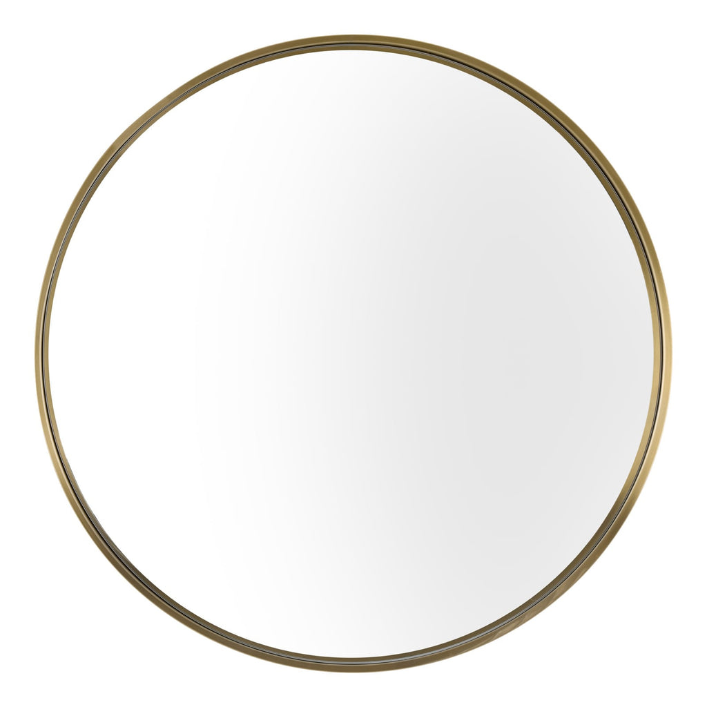 Cassius Gold Round Mirror