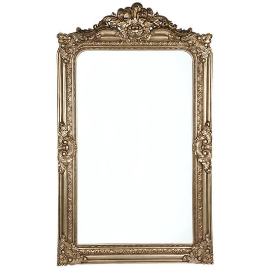 Elizabeth Floor Mirror - Antique Gold