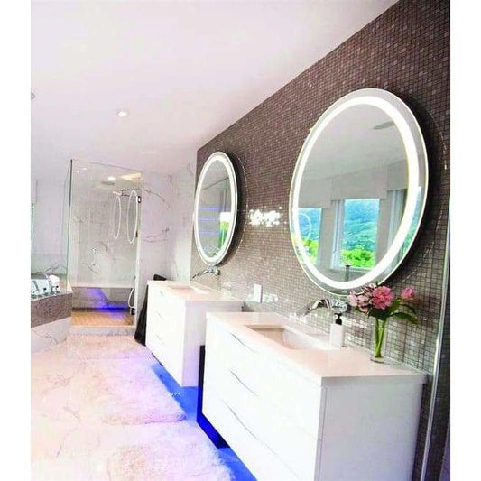 Harmony Backlit Round Bathroom Mirror