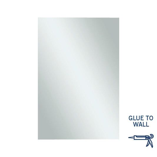 Jackson Rectangle Polished Edge Mirror - Glue to Wall