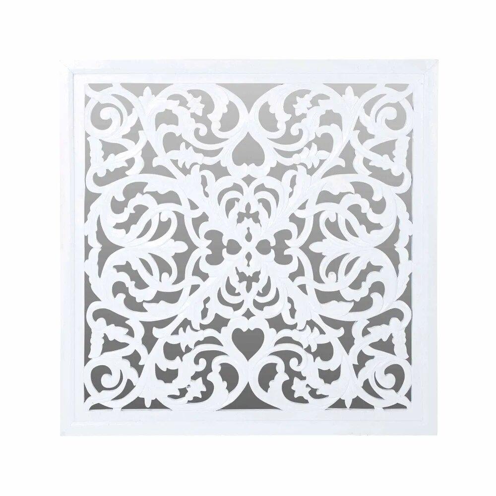 Lattice White Mirror