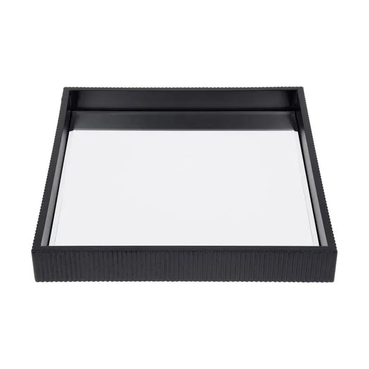 Miles Black Mirrored Tray