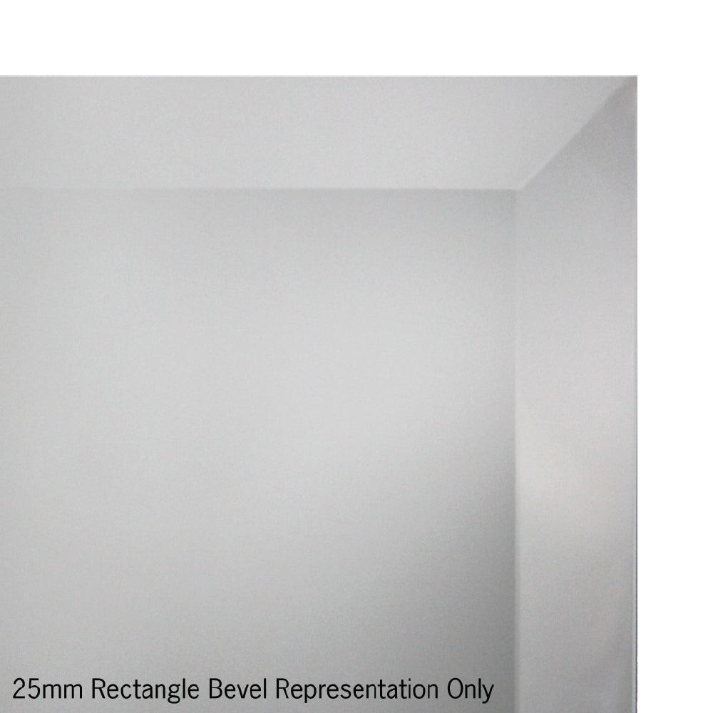 Montana Rectangle Bevel Edge Mirror - with Hanger Fixings
