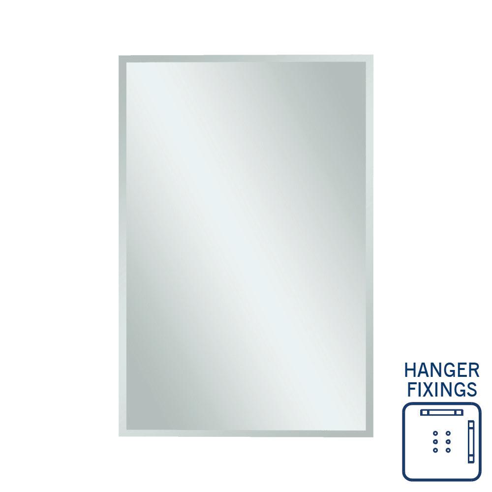 Montana Rectangle Bevel Edge Mirror - with Hanger Fixings