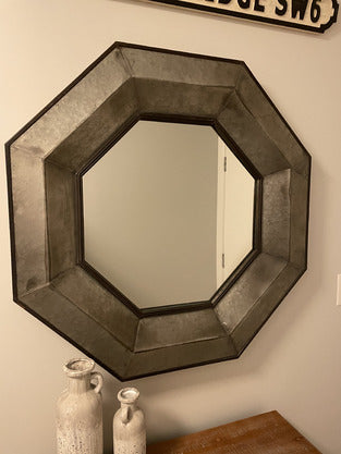 Frida Metal Octagon Mirror