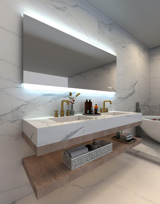 Remer Miro Backlit Bathroom Mirror - Optional Bluetooth Audio