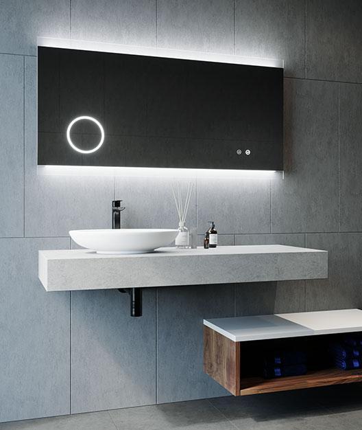 Remer Miro Magnifique Backlit Bathroom Mirror