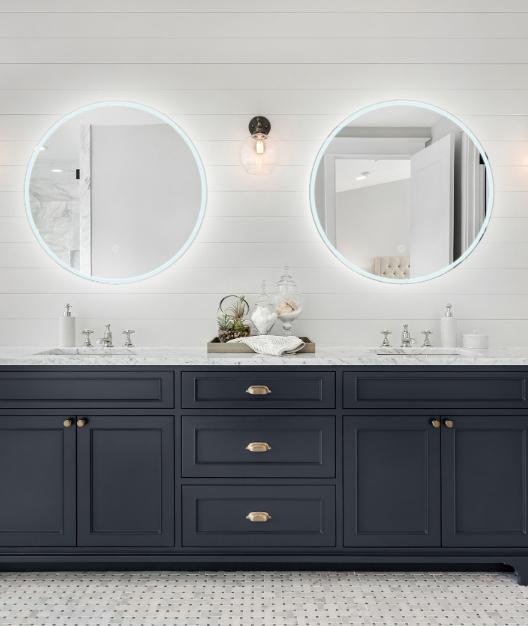 Remer Sphere Backlit Bathroom Mirror