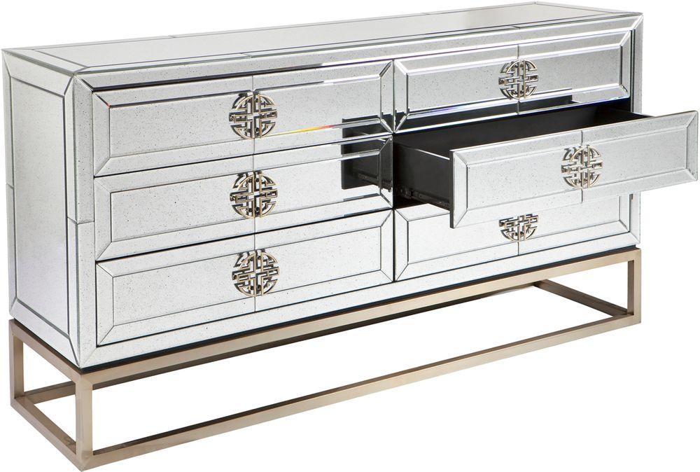 Rochester 6 Drawer Mirrored Chest