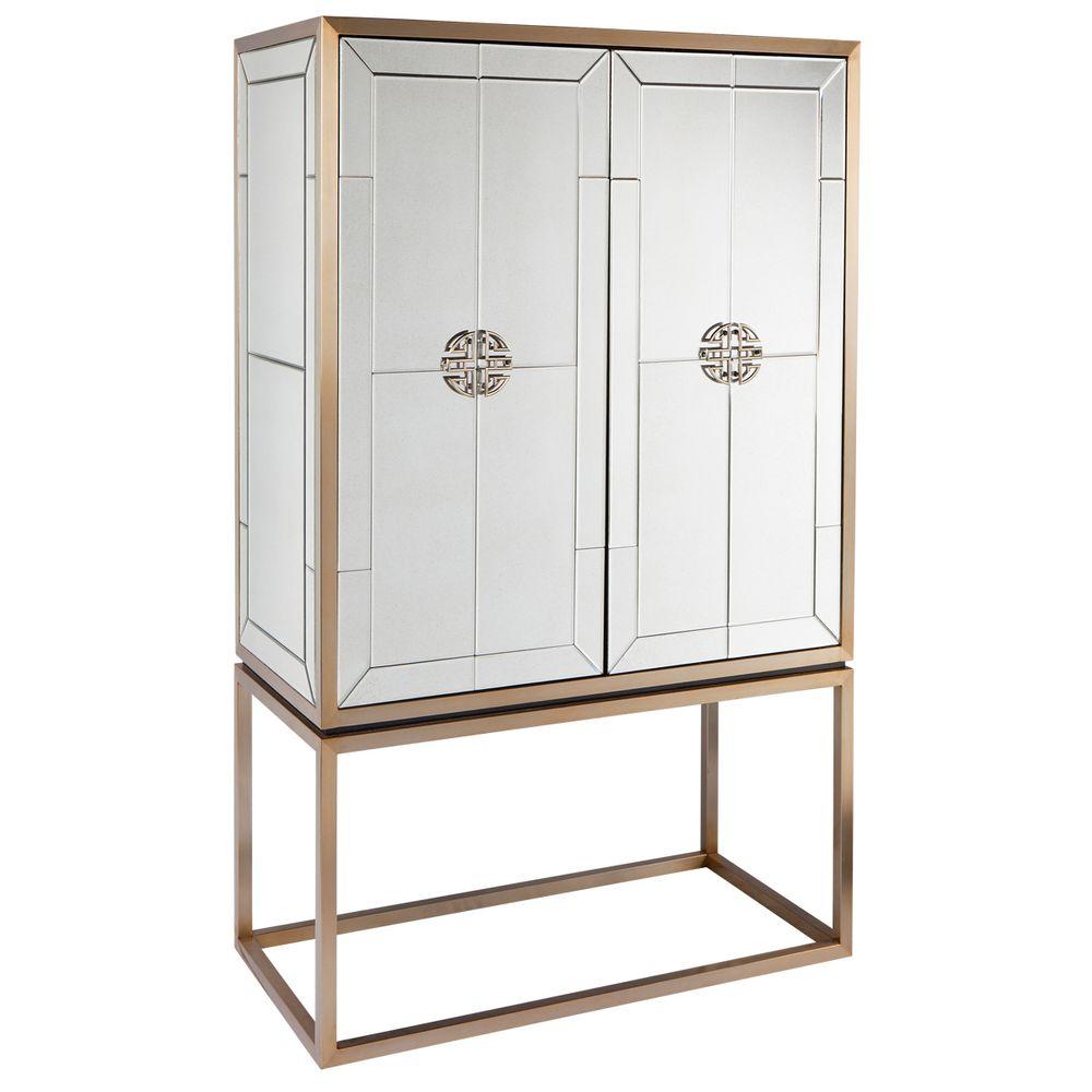 Rochester II Mirrored Bar Cabinet