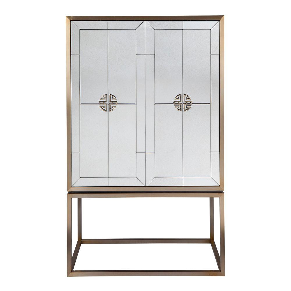 Rochester II Mirrored Bar Cabinet