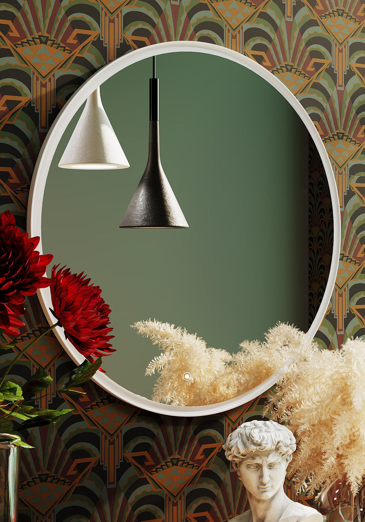 Belbagno Marmo Round LED Mirror