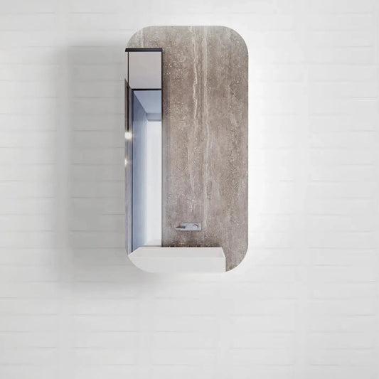Solstice White Shaving Cabinet