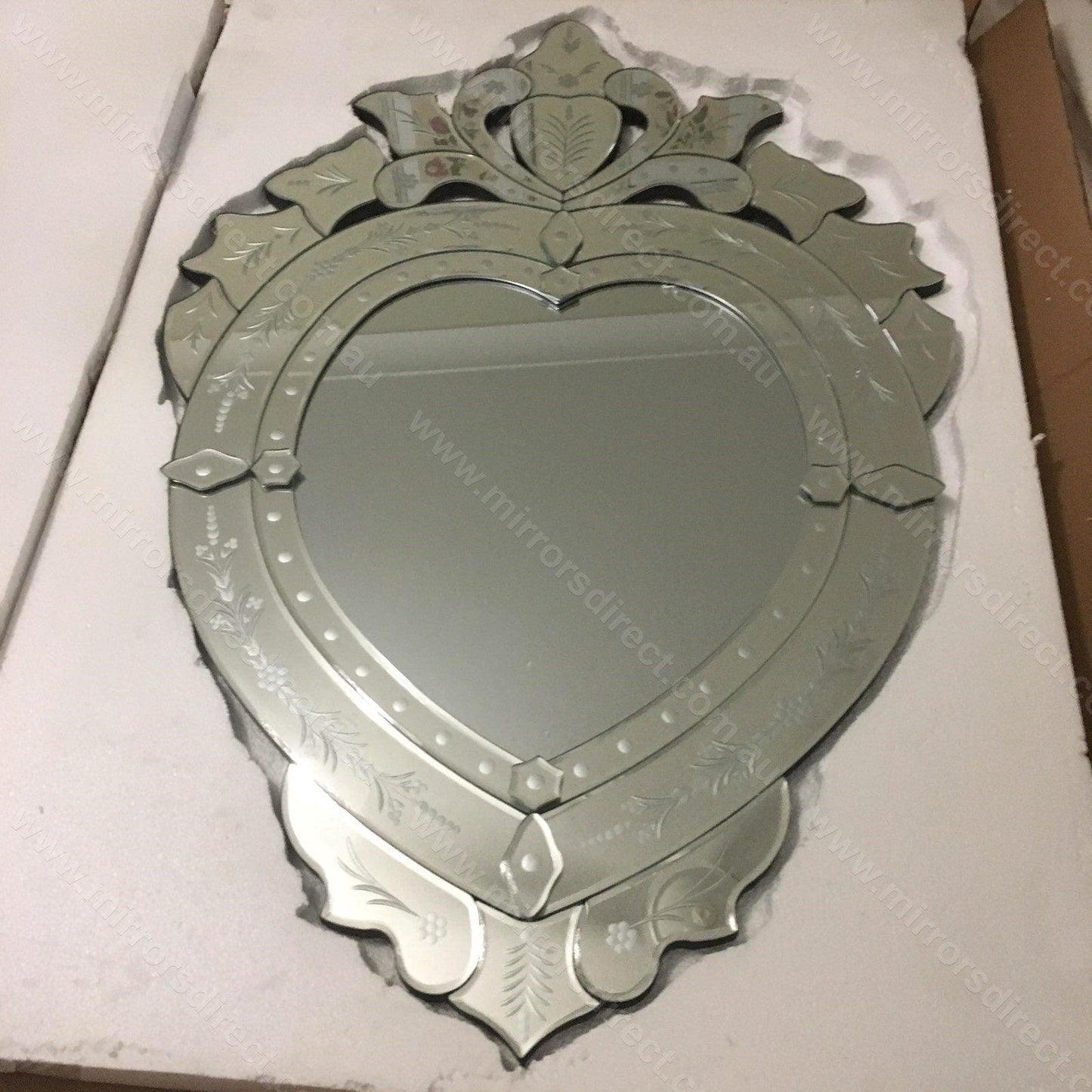 Venetian Heart Shaped Mirror