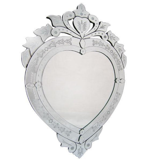 Venetian Heart Shaped Mirror
