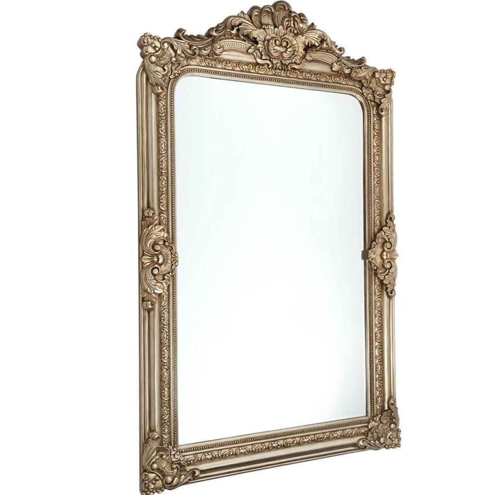 Elizabeth Floor Mirror - Antique Gold