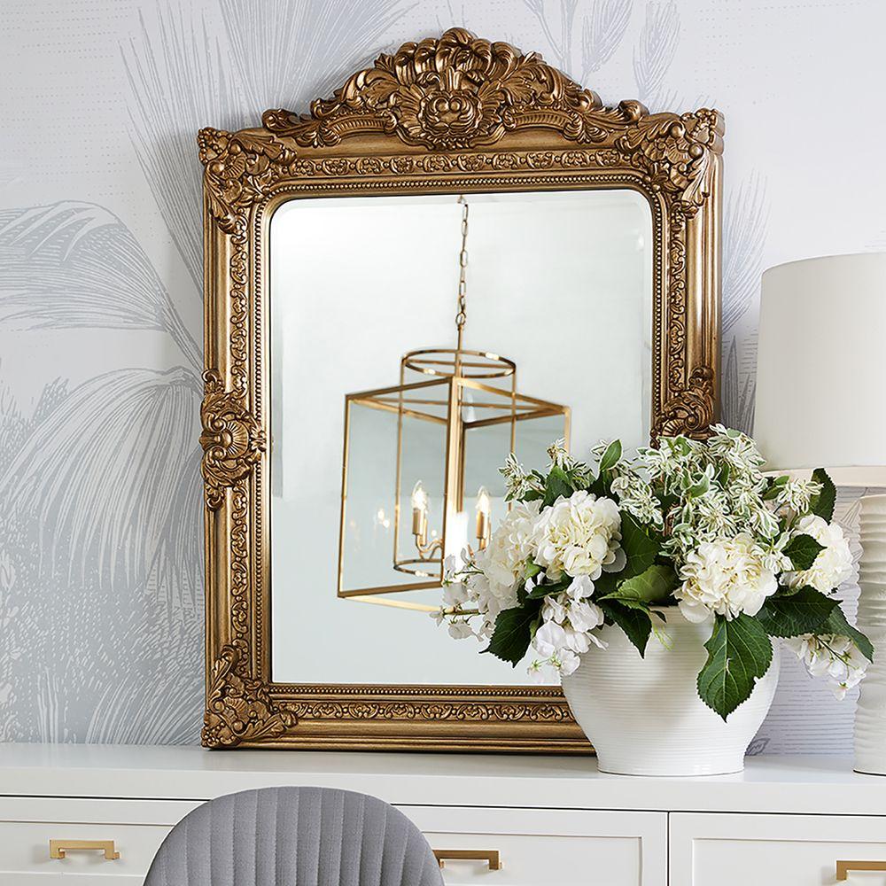 Elizabeth Wall Mirror - Antique Gold
