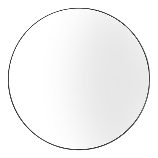 Miles Gunmetal Round Mirror