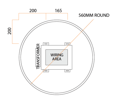 Harmony Backlit Round Bathroom Mirror