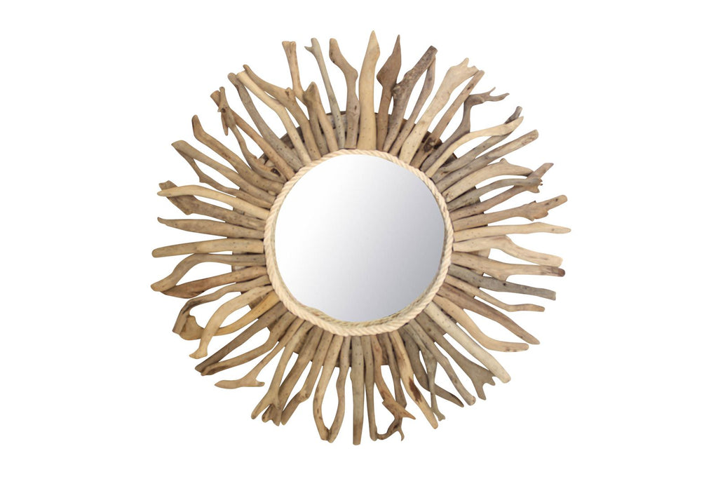 Driftwood Nautical Mirror-Mirrors Direct