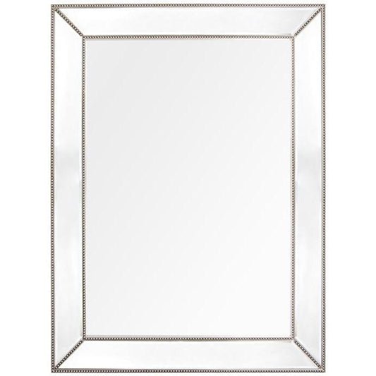 Zeta Wall Mirror - Antique Silver